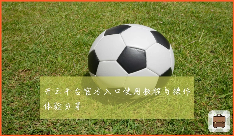 开云平台官方入口使用教程与操作体验分享